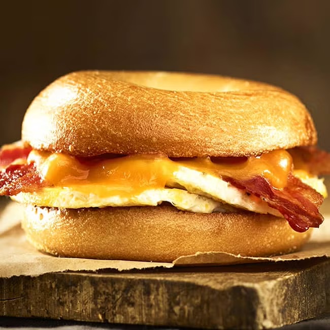 Bacon Chedder Egg Sandwich