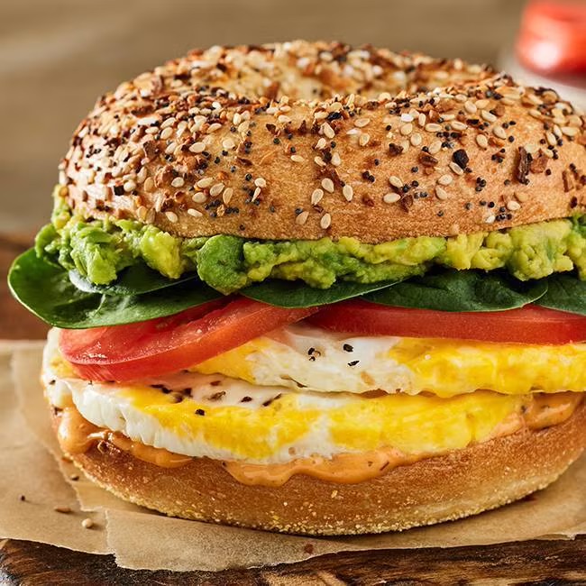 Garden Avacado Egg Sandwich
